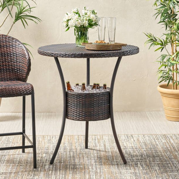 Brayden Studio® Petti 25.5" Patio Bar Stool & Reviews Wayfair
